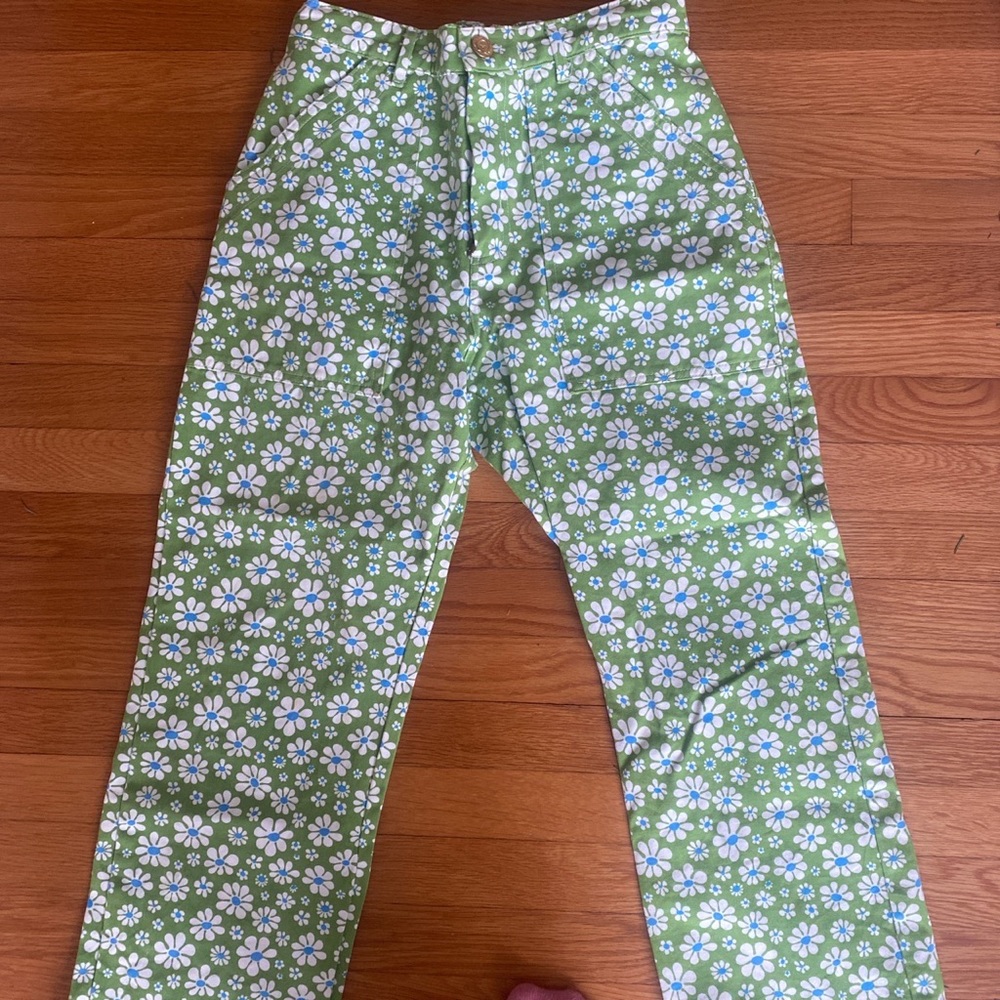 Big bud press green lazy daisy work pants